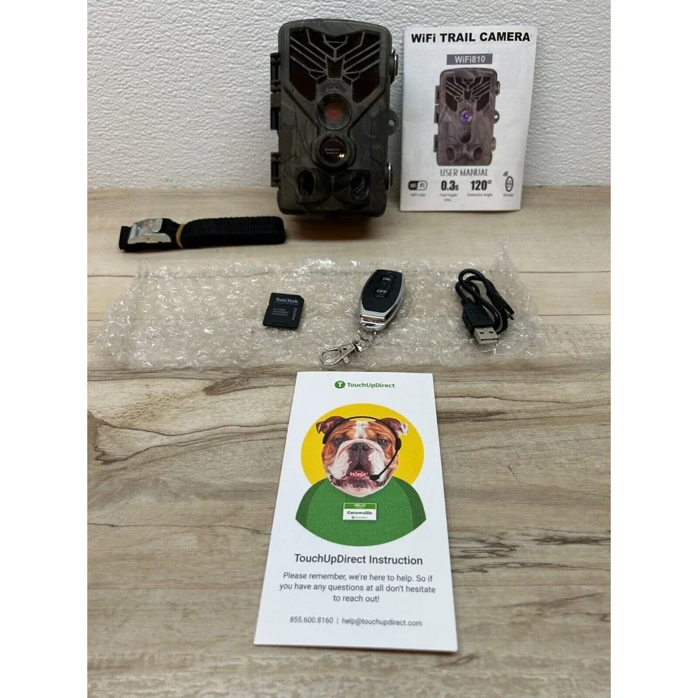 Outdoor Splash Proof Hunting Trail Camera Wi Fi 810 Triggering 0.2 Second 1080p